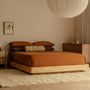Kami Timber Platform Double Bed Frame - Oak