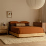 Kami Timber Platform Queen Bed Frame - Oak