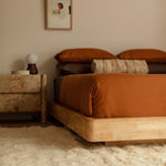 Kami Timber Platform Queen Bed Frame