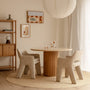 Harvey Fabric Dining Chair - Cream Textured Weave