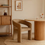 Vittoria Dining Chair - Camel Textured Weave
