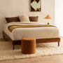 Marlo Queen Bed  Frame - Walnut