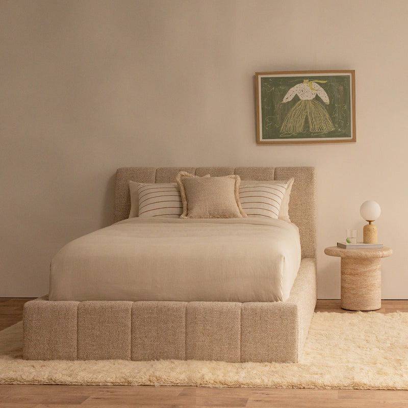 Cream Textured Weave