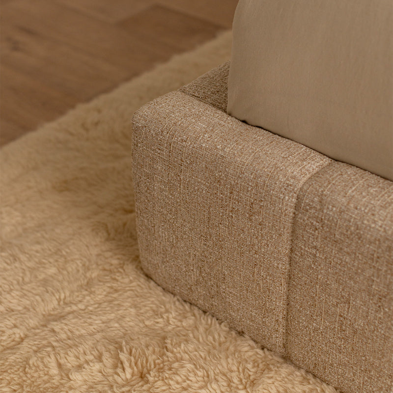 Cream Textured Weave