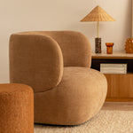 Toffee Textured Velvet