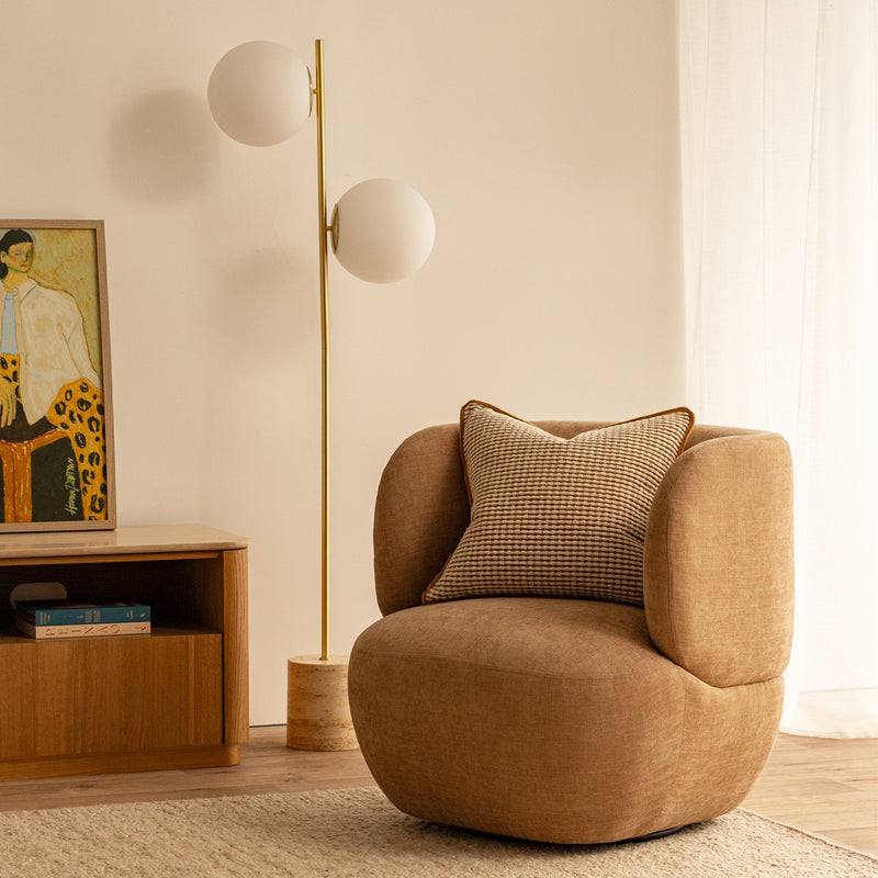 Toffee Textured Velvet