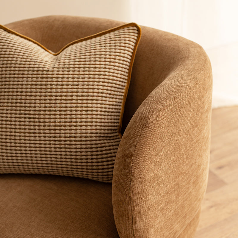 Toffee Textured Velvet