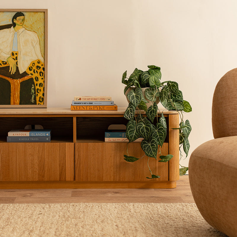 Travertine / Oak