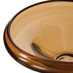 Wavy Glass Bowl (Brown)