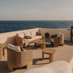 Xoriguer Armchair (Eucalyptus, Rattan)