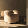 Huggy Swivel Armchair - Paddington Cashew