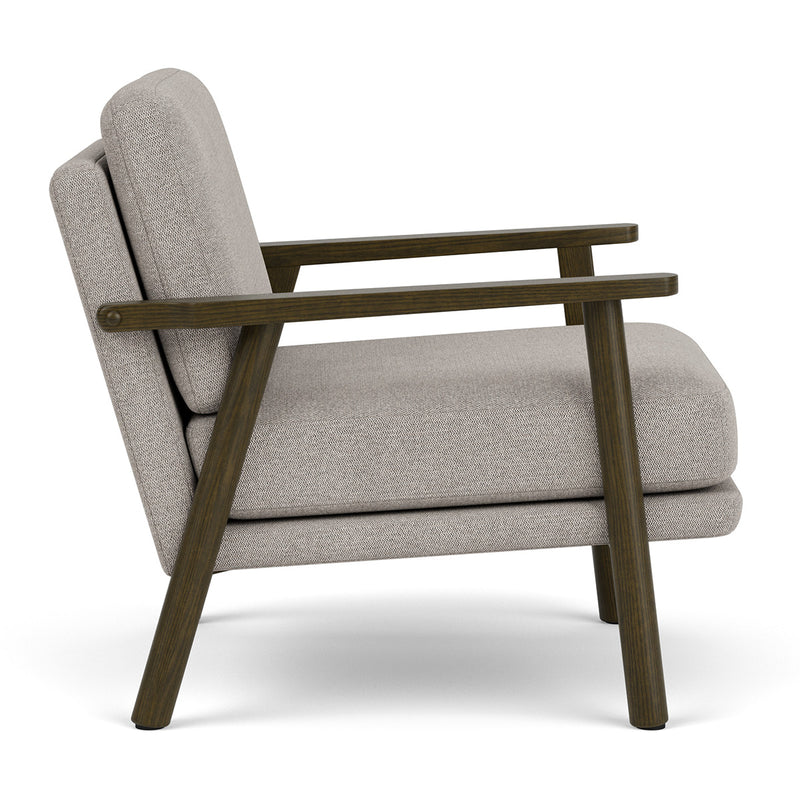 Impression Greige Weave / Dark Walnut