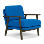 Mark Cobalt Blue Weave / Dark Walnut