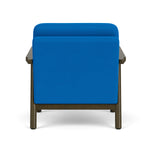 Mark Cobalt Blue Weave / Dark Walnut