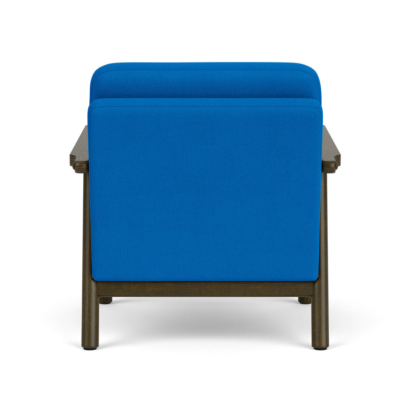 Mark Cobalt Blue Weave / Dark Walnut
