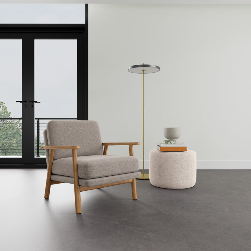 Agnes Brown Textured Weave / Oak