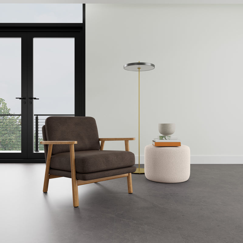 Aulla Cacao Textured Weave / Oak