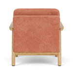 Danny Dust Blue Textured Weave / Oak