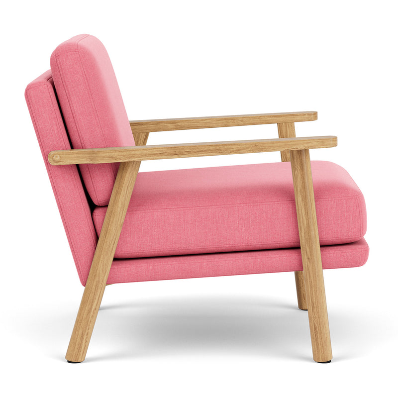 Firenze Bubblegum Fabric / Oak