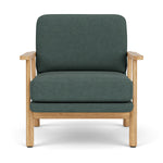 Form Blue Grey Fabric / Oak
