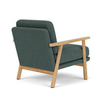 Form Blue Grey Fabric / Oak