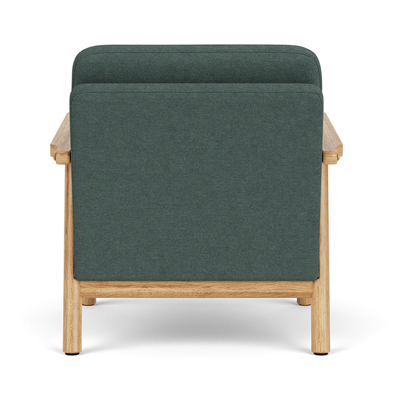Form Blue Grey Fabric / Oak
