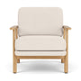 Archie Oak Armchair - Maya Cream Boucle / Oak