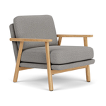 Maya Warm Grey Boucle / Oak