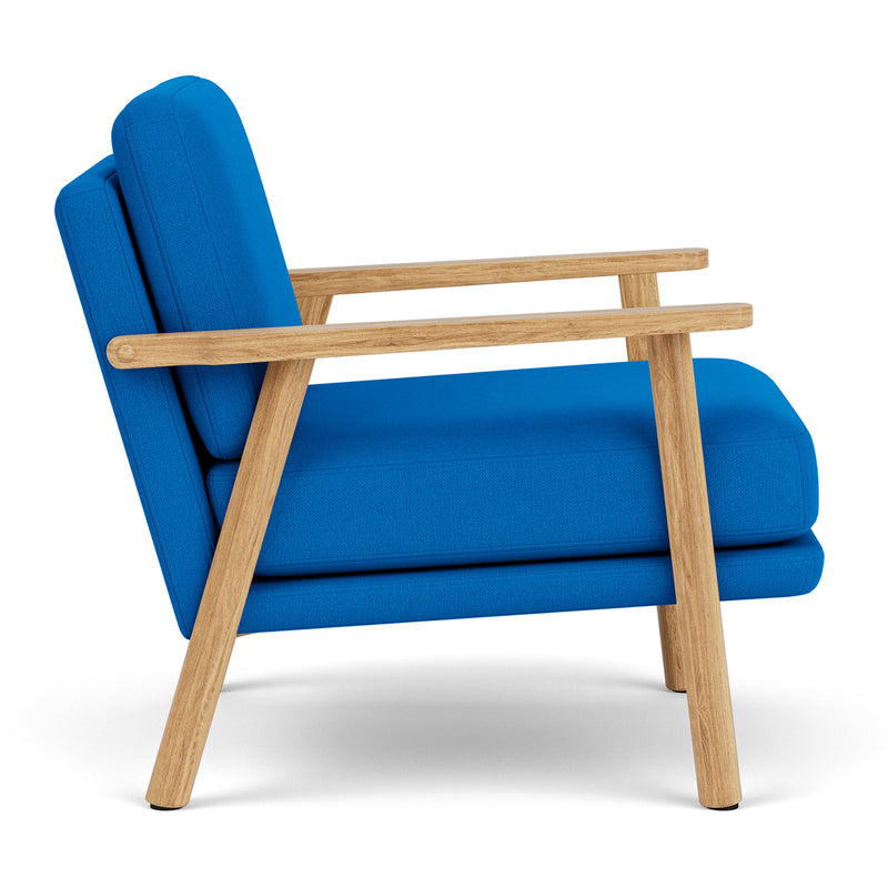 Mark Cobalt Blue Weave / Oak