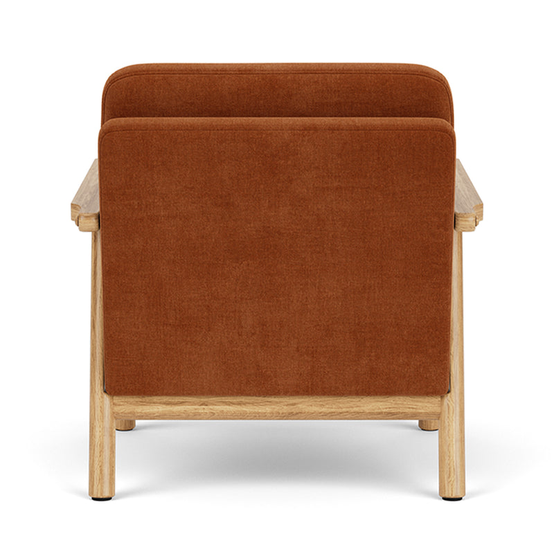 Moss Rust Fabric / Oak