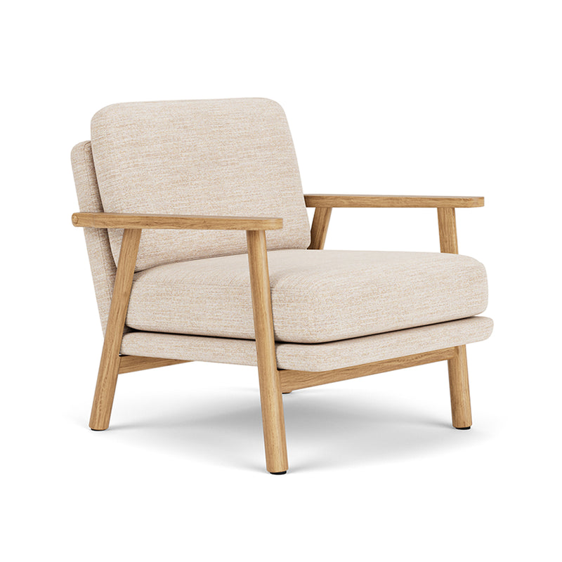 Vega Cream Textured Weave / Oak