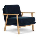 Lux Navy Velvet / Oak