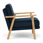 Lux Navy Velvet / Oak