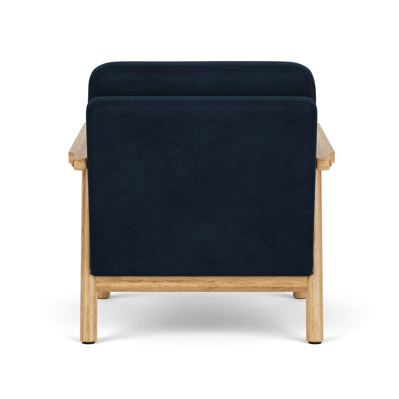 Lux Navy Velvet / Oak