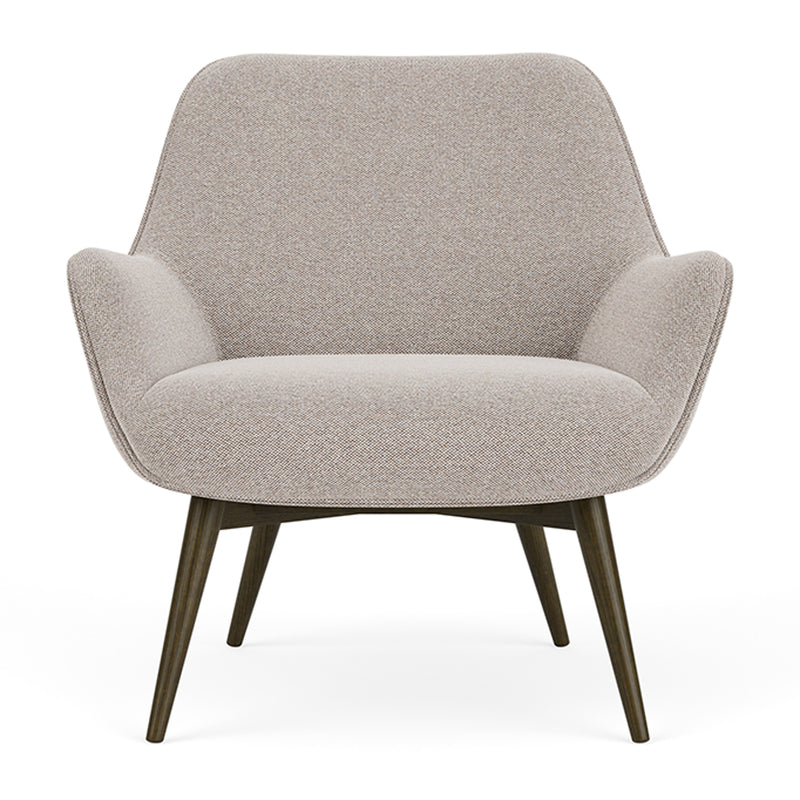 Agnes Brown Textured Weave / Dark Walnut