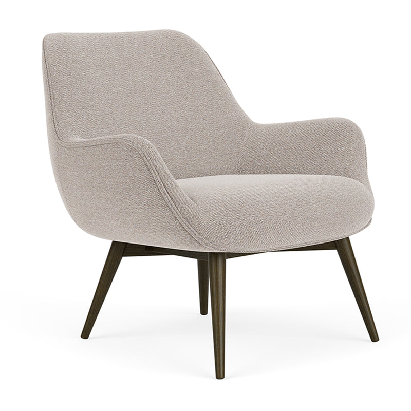 Agnes Brown Textured Weave / Dark Walnut