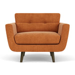 Danny Amber Textured Weave / Dark Walnut