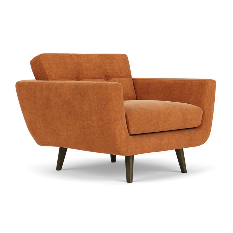 Danny Amber Textured Weave / Dark Walnut