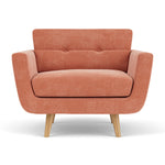 Danny Dusty Rose Textured Weave / Oak