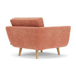 Danny Dusty Rose Textured Weave / Oak