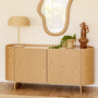Sorrento Marble Sideboard - Oak / Brown Vein Marble