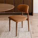 Caramel Textured Weave / Walnut