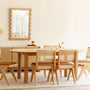 Noir Oval Extendable Dining Table (200cm) - Oak