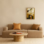 Brooklyn 3 Seater Sofa - Danny Cream Textured Weave