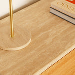Travertine / Oak