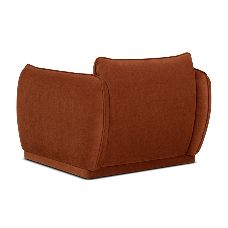 Terracotta Textured Velvet