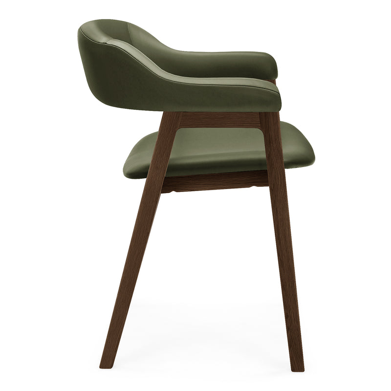 Olive Green / Walnut