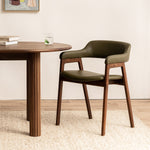Olive Green / Walnut