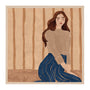 Life x MON Chiara Still Life Print - Blue / Framed Art Print, No Border / 38 x 38cm