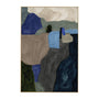 Maeve Ultramarine 1 Art Print - Ultramarine / Framed Canvas / 42 x 62cm